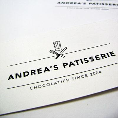 Andrea's Patisserie Sationery