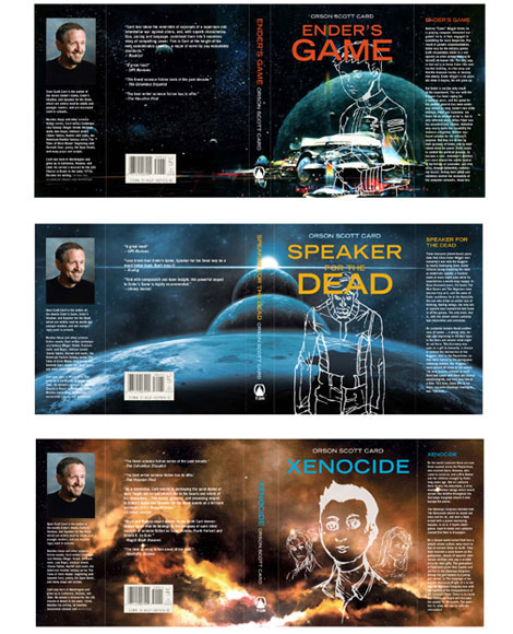 All Three Book Jackets of theEnder's Game Series