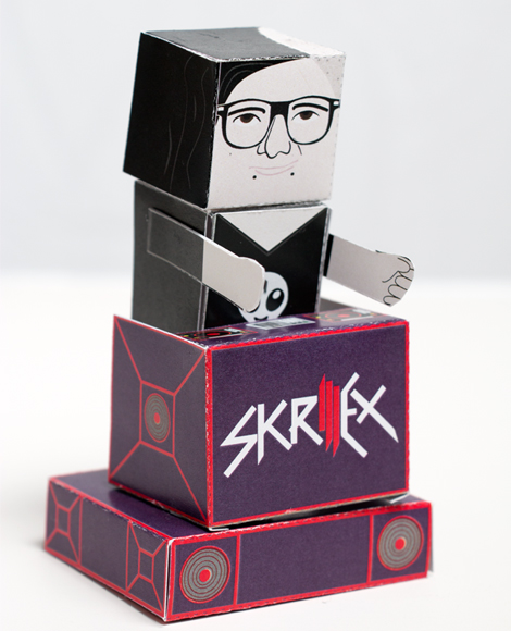 Skrillex doll completely assemble with layouts