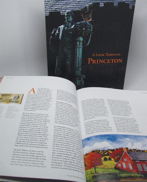 A Look Through Princeton front cover and a page spread