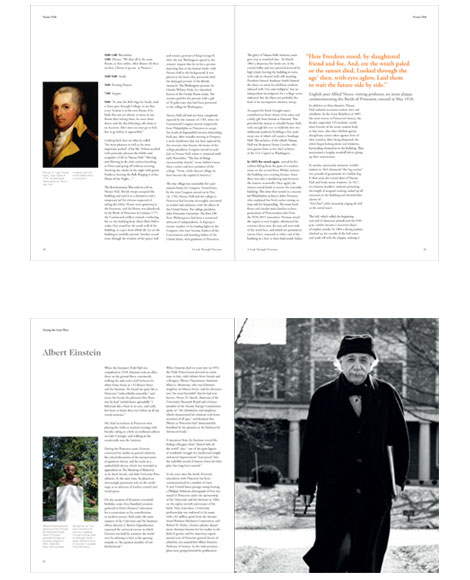 A Look Through Princeton front cover and a page spread